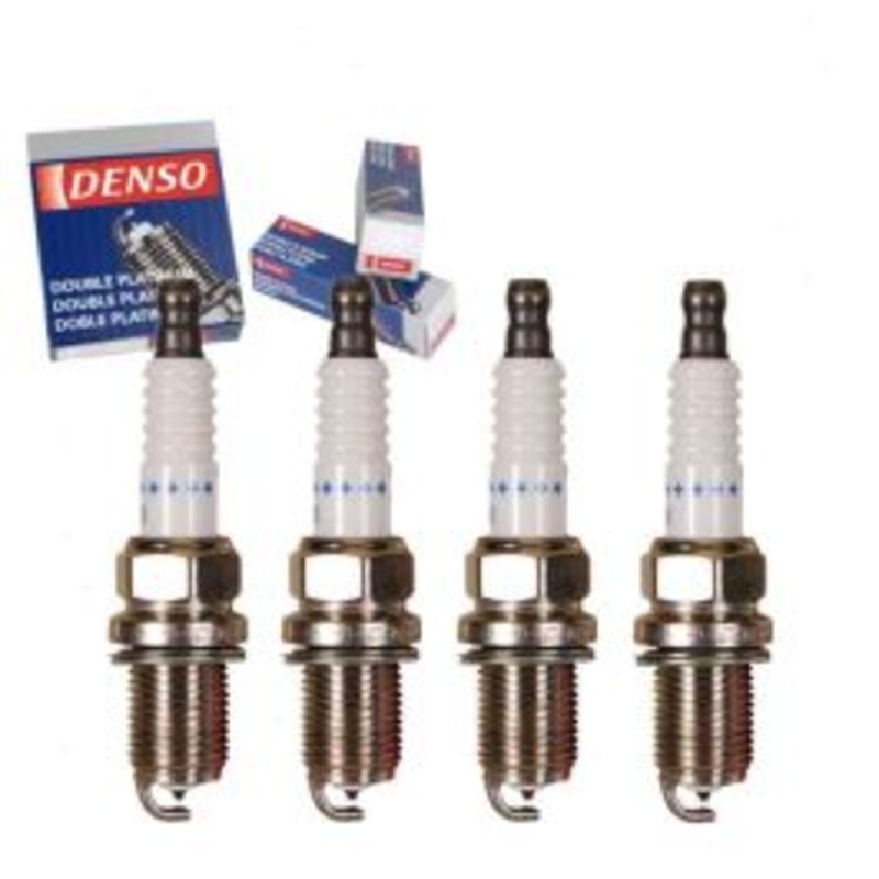 4 pc DENSO Double Platinum Spark Plugs for 1993-2002 Mitsubishi Mirage 1.8L L4