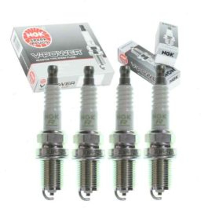 4 pc NGK V-Power Spark Plugs for 2003-2010 Pontiac Vibe 1.8L 2.4L L4