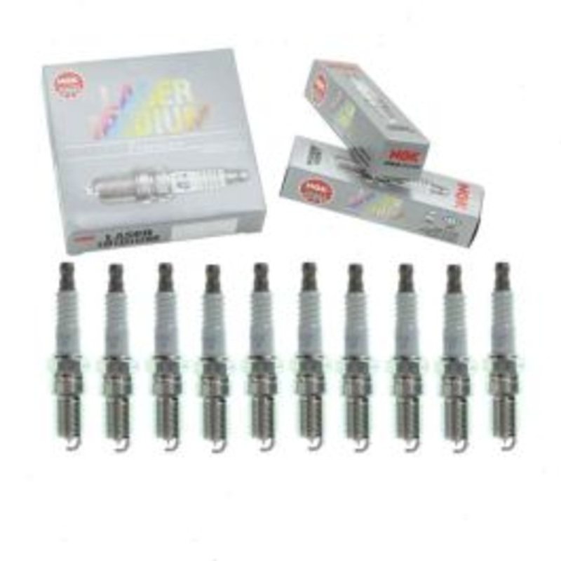 10 pc NGK Laser Iridium Spark Plugs for 2000-2002 Ford E-450 Econoline Super Duty 6.8L V10