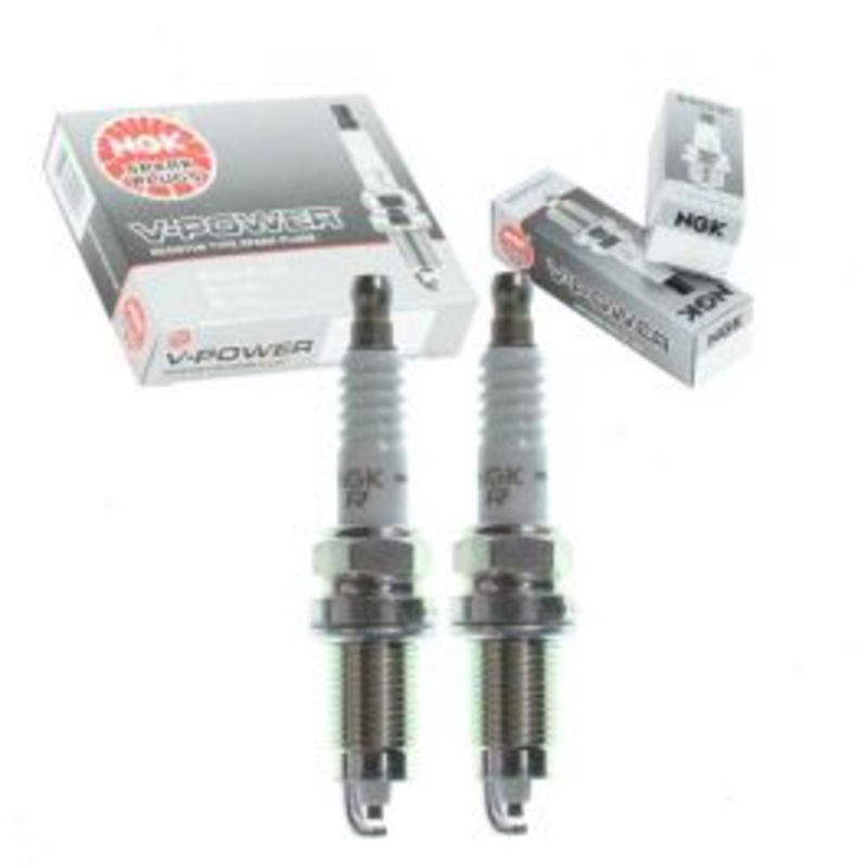 2 pc NGK V-Power 7252 FR5-1 Spark Plugs