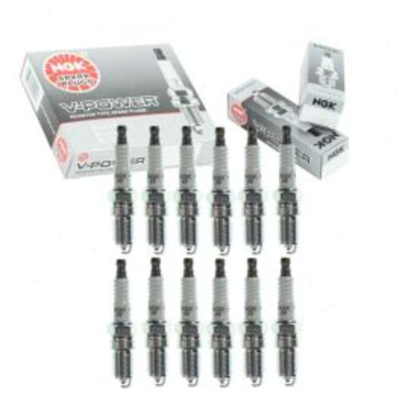 12 pc NGK V-Power Spark Plugs for 2000 Aston Martin DB7 6.0L V12