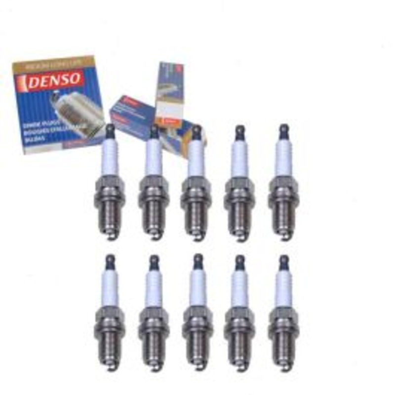 10 pc DENSO Iridium Long Life Spark Plugs for 2010-2012 Audi R8 5.2L V10