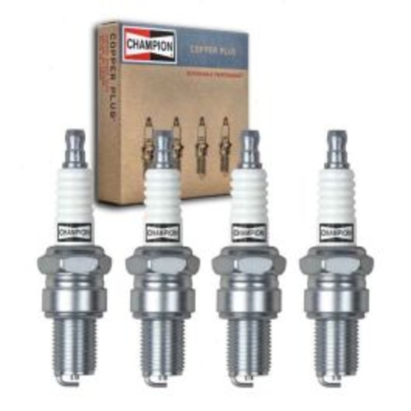 4 pc Champion Copper Plus Spark Plugs for 1968-1972 Renault R16 1.6L L4