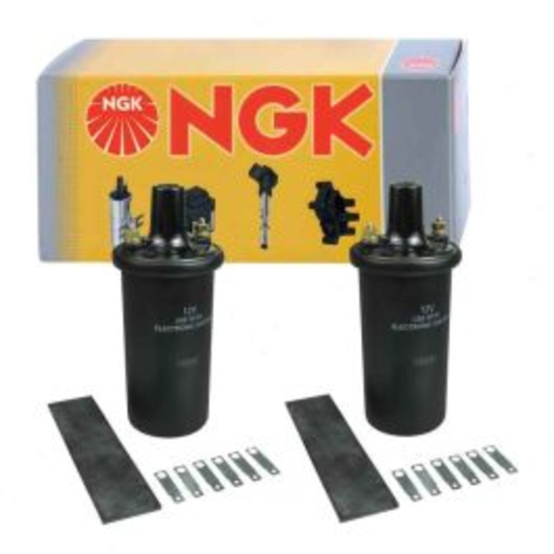 2 pc NGK 48776 U1099 Ignition Coils