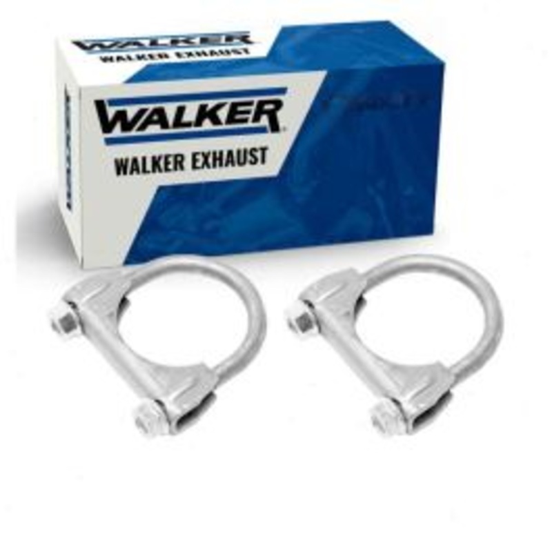 2 pc Walker Exhaust Clamps for 1983-2011 Mercury Grand Marquis 4.6L 5.0L 5.8L V8