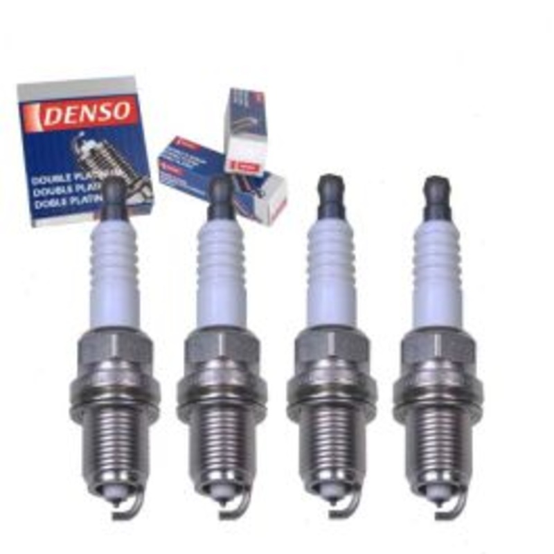 4 pc DENSO Double Platinum Spark Plugs for 1993-1997 Mazda MX-6 2.0L L4
