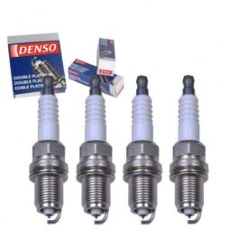 4 pc DENSO Double Platinum Spark Plugs for 2000-2003 Kia Spectra 1.8L L4