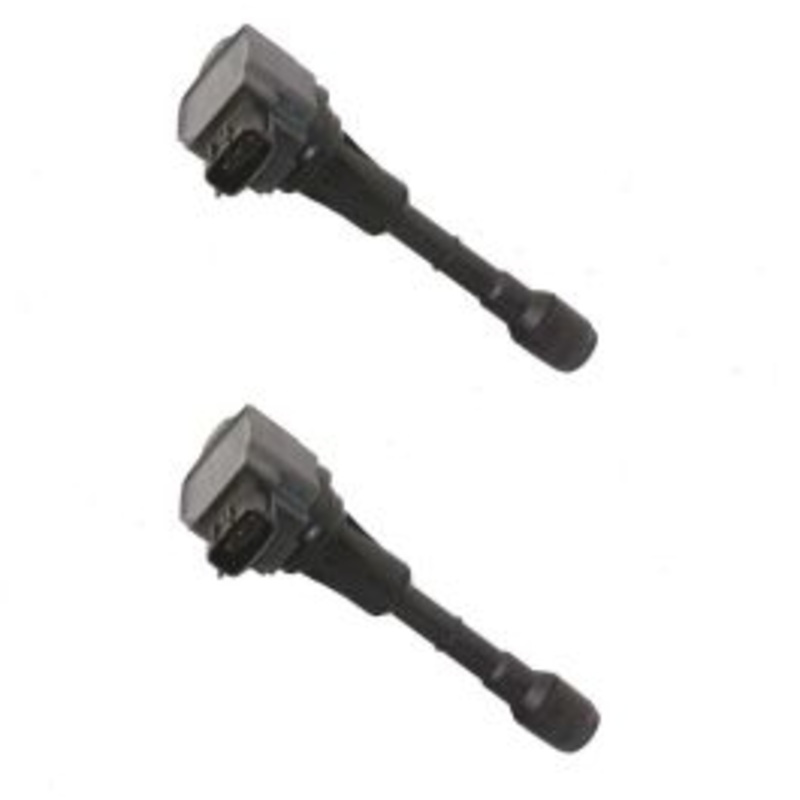 2 pc Hitachi Front Ignition Coils for 2014 Infiniti QX70 5.0L V8