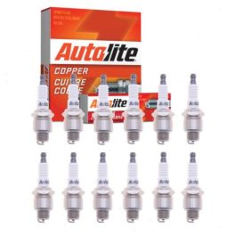 12 pc Autolite Copper Core Spark Plugs for 1936-1942 Lincoln Zephyr 4.8L 5.0L V12