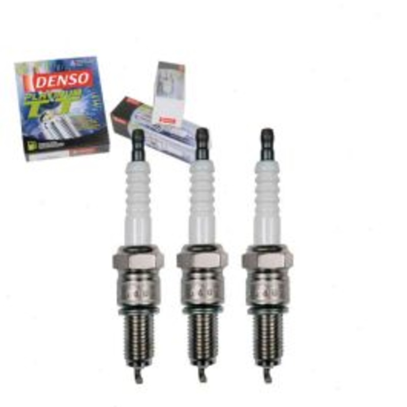 3 pc DENSO Platinum TT Spark Plugs for 1987-1990 Chevrolet Sprint 1.0L L3