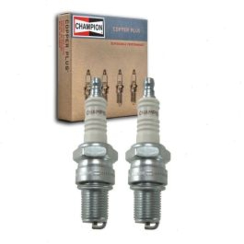 2 pc Champion Copper Plus Spark Plugs for 1960 Berkeley QB105 0.7L L2