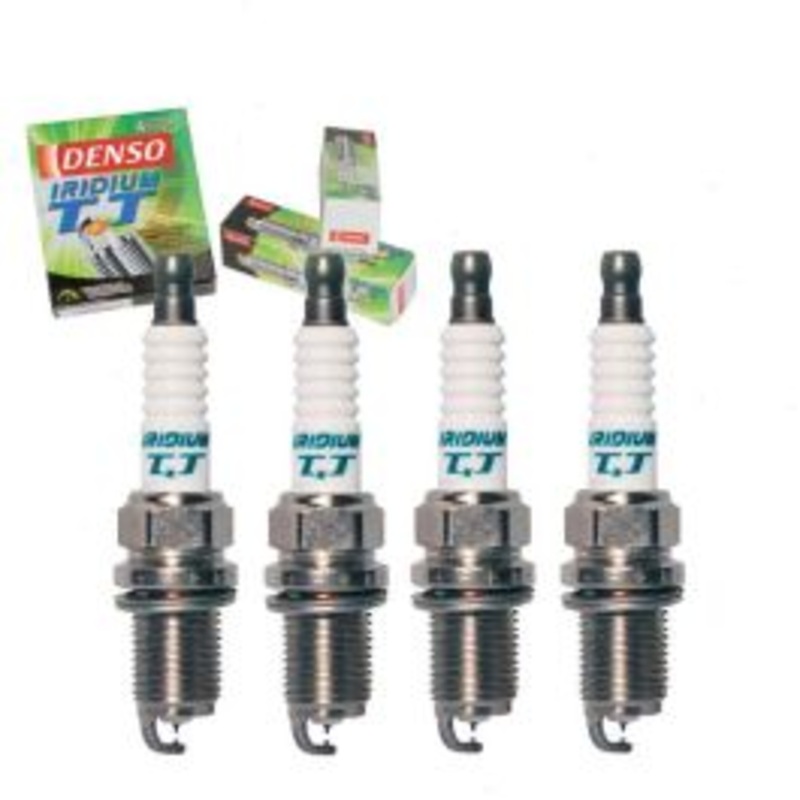 4 pc DENSO Iridium TT Spark Plugs for 1991-1995 Toyota Previa 2.4L L4