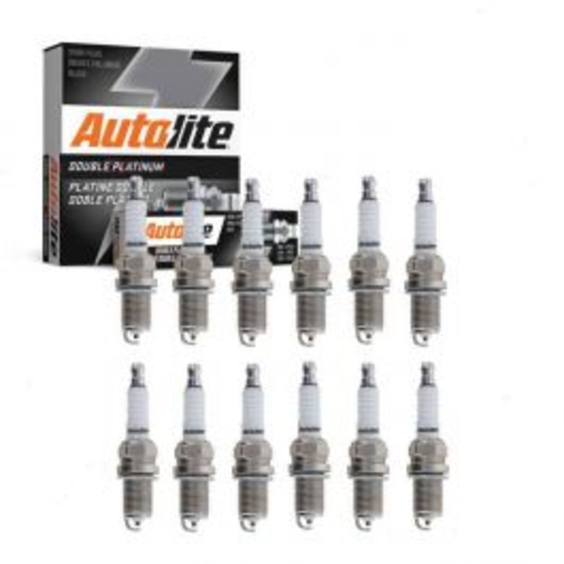 12 pc Autolite Double Platinum Spark Plug for 1994-1995 Mercedes-Benz SL600