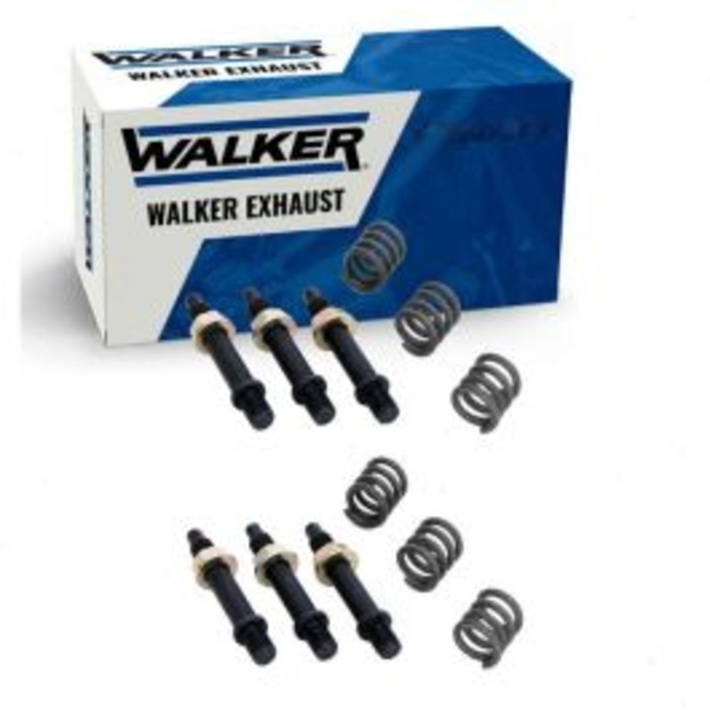 2 pc Walker Y-Pipe Inlets Exhaust Bolt & Springs for 1988-1991 GMC S15 Jimmy 4.3L V6
