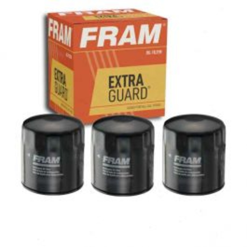 3 pc FRAM Extra Guard PH6010A Engine Oil Filters