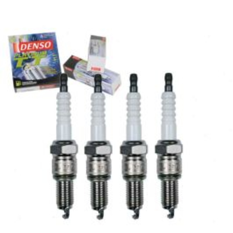 4 pc DENSO Platinum TT Spark Plugs for 1969 Nissan 521 Pickup 1.3L L4