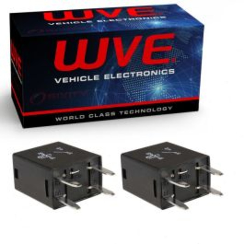 2 pc Wells WVE Headlight Relay for 2005-2007 Pontiac Grand Prix