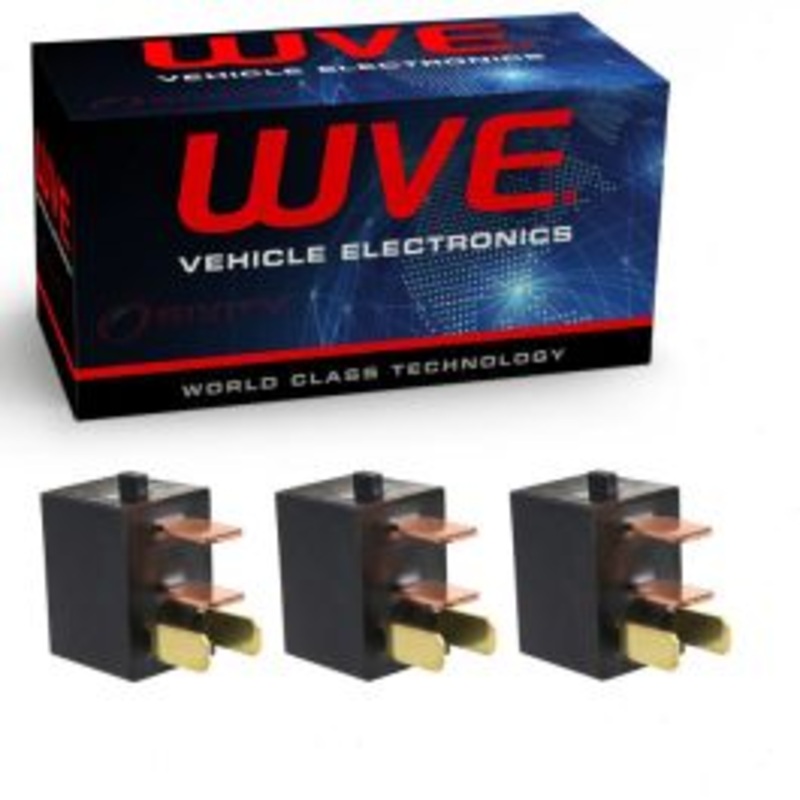 3 pc Wells WVE Accessory Power Relay for 2013 Honda Crosstour Ridgeline