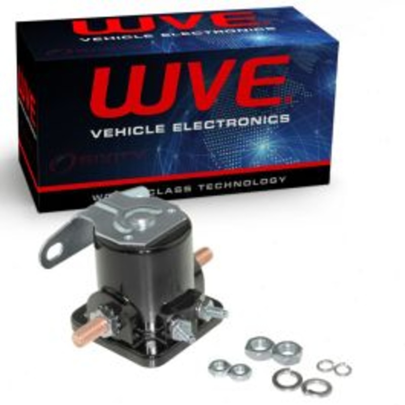 Wells WVE Starter Relay for 1956-1984 Mercury Bobcat Capri Colony Park Comet Commuter Cougar Custom Cyclone Gr 1.6L 2.3L 2.4L 2.8L 3.3L 4.1L 4.3L 4.7L 4.8L 5.0L 5.1L 5.8L 6.0L 6.4L 6.6L 6.7L 7.0L 7.5L L4 L6 V8