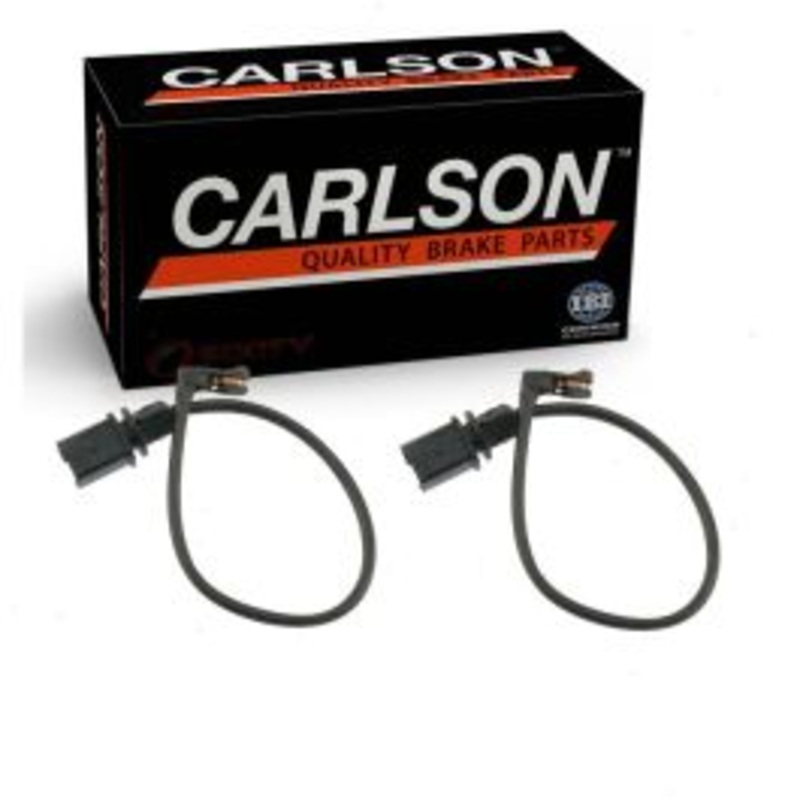 2 pc Carlson Rear Disc Brake Pad Wear Sensors for 2011-2018 Audi A8 Quattro