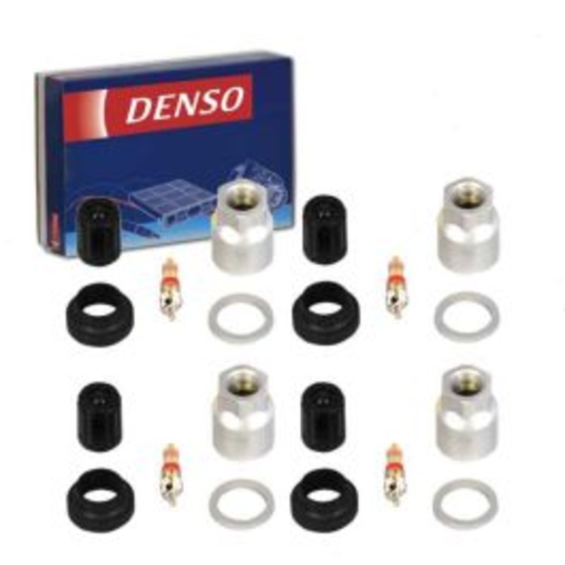 4 pc DENSO TPMS Sensor Service Kits for 2007-2014 Toyota Matrix