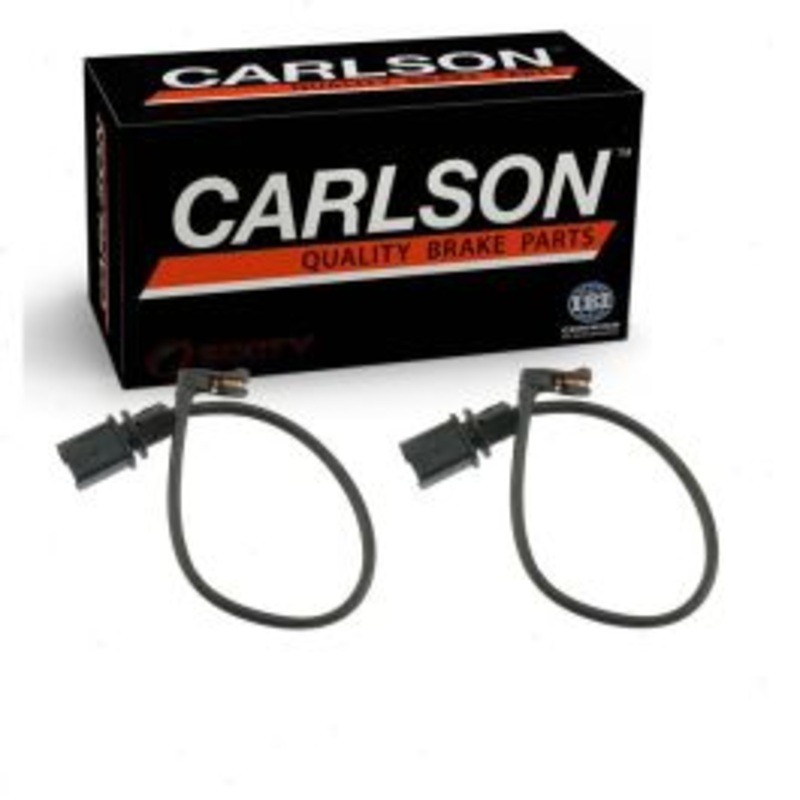 2 pc Carlson Rear Disc Brake Pad Wear Sensors for 2012-2018 Audi A6 Quattro