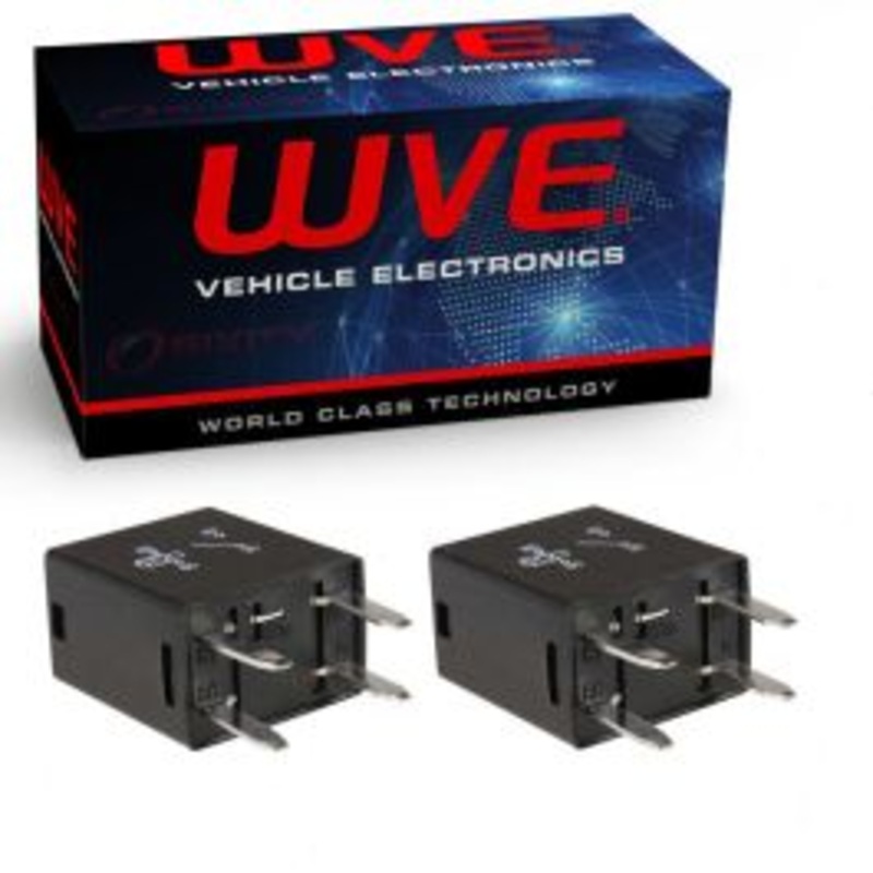 2 pc Wells WVE Headlight Relay for 2009 Saturn Sky