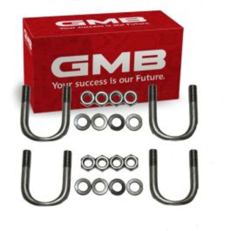 2 pc GMB Rear Shaft All Universal Joint U-Bolt Kit for 1967-1969 Chevrolet C20 Suburban