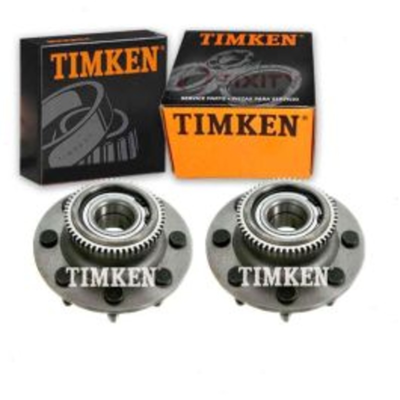 2 pc Timken Front Wheel Bearing Hub Assemblys for 2000-2002 Dodge Ram 3500