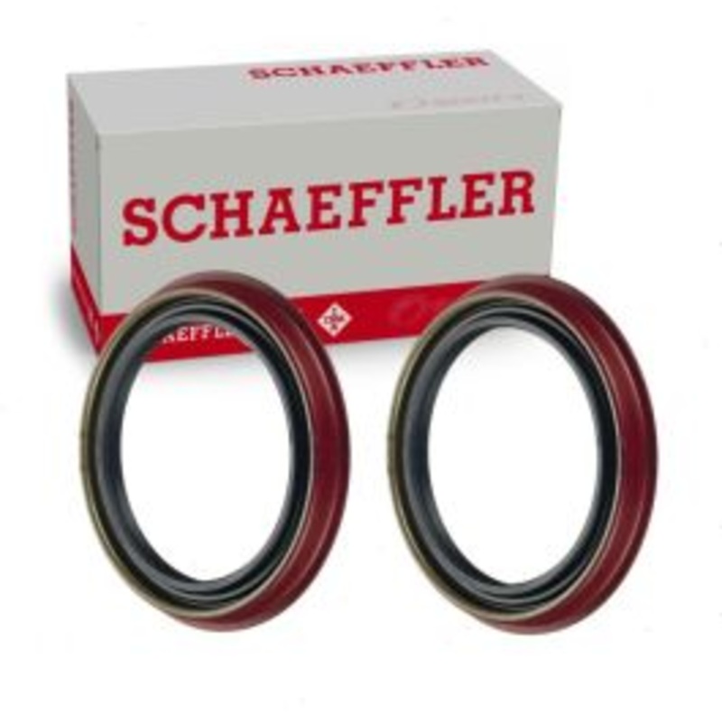 2 pc Schaeffler Front Wheel Seals for 1975 Buick Apollo
