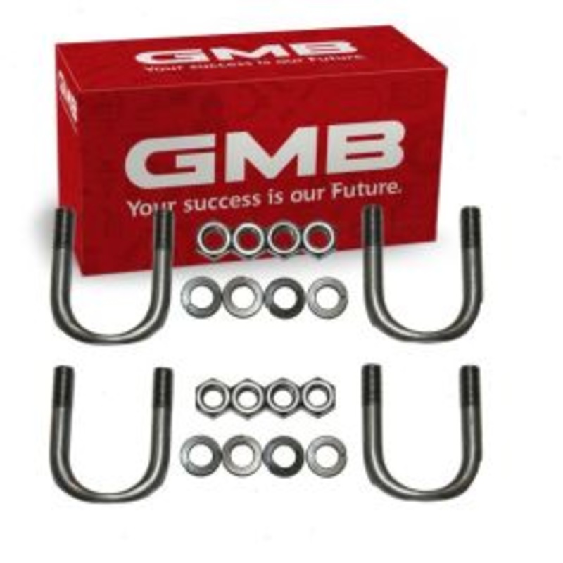 2 pc GMB Rear Shaft All Universal Joint U-Bolt Kit for 1957 Mercury Turnpike Cruiser