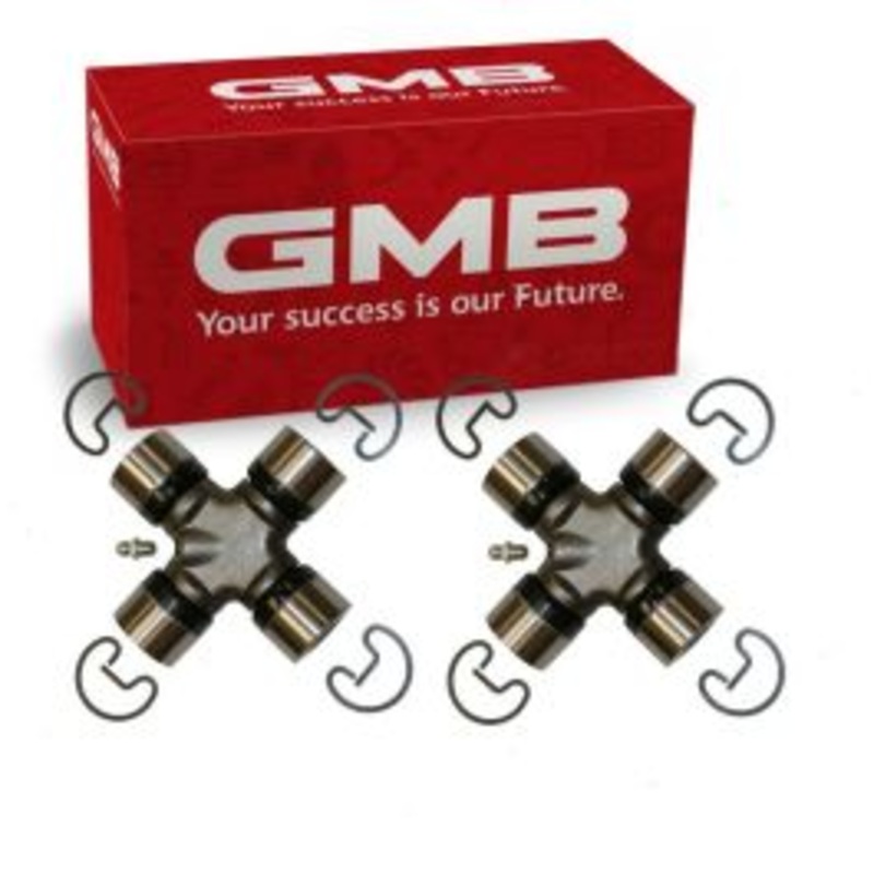 2 pc GMB Front Shaft All Universal Joints for 2013-2018 Ram 3500