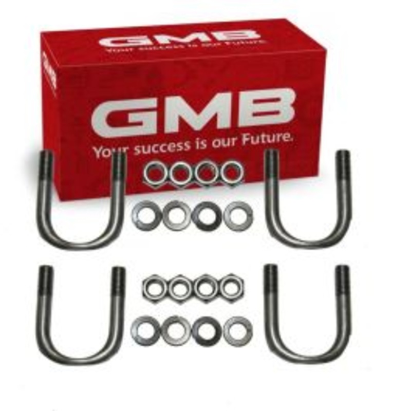 2 pc GMB Front Shaft All Universal Joint U-Bolt Kit for 1968-1969 GMC K25 K2500 Suburban