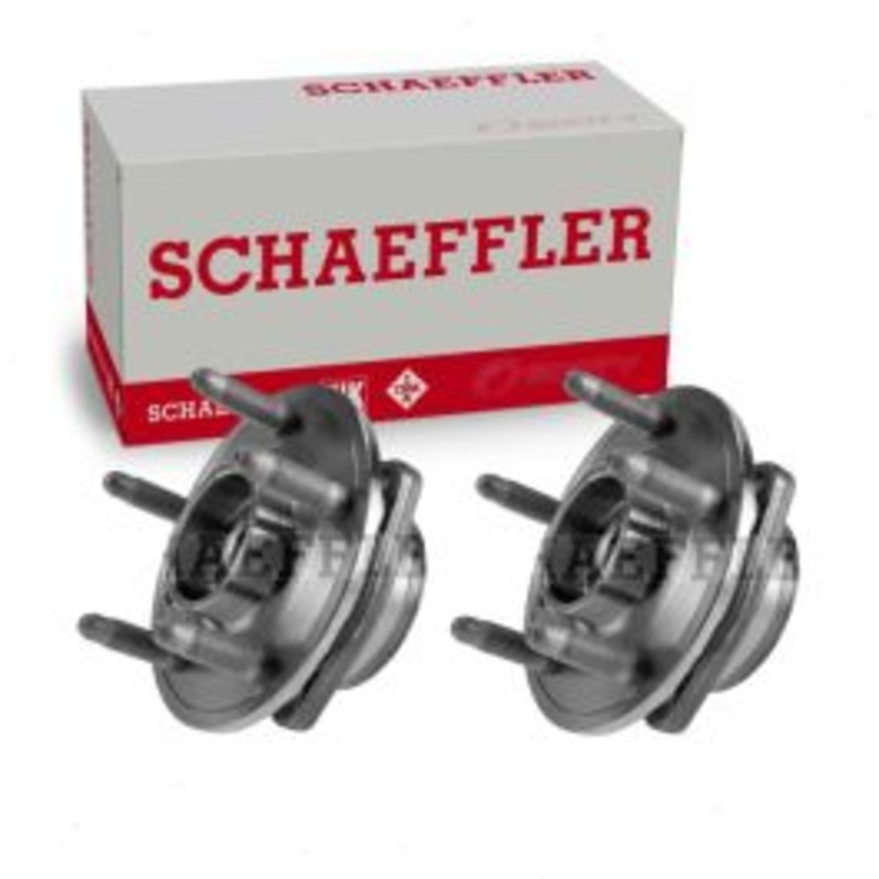 2 pc Schaeffler Front Wheel Bearing Hub Assembly for 2009-2019 Cadillac CTS 2.0L 3.0L 3.6L L4 V6