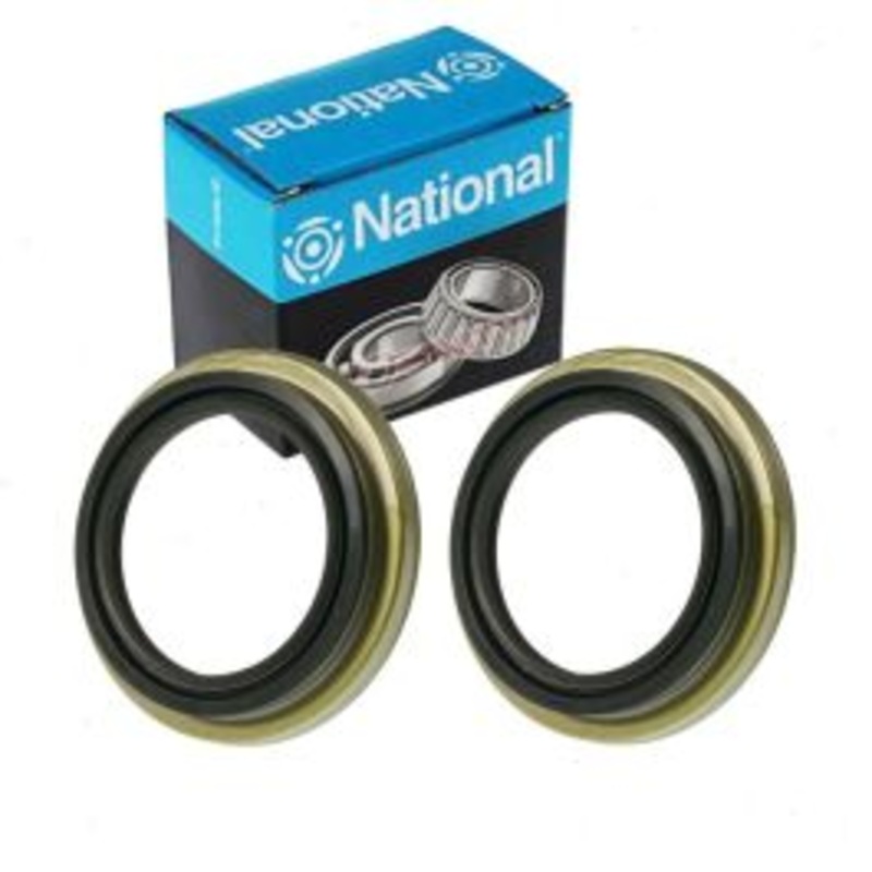 2 pc National Front Inner Wheel Seals for 2000-2006 Toyota Tundra