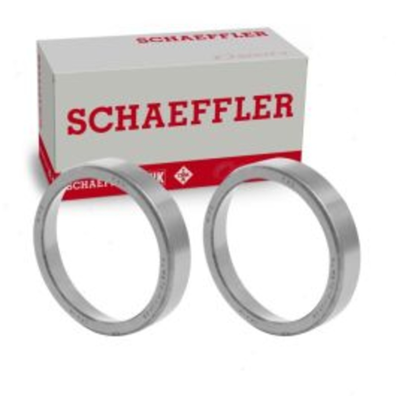 2 pc Schaeffler Front Inner Wheel Bearing Races for 1967 Jaguar 420