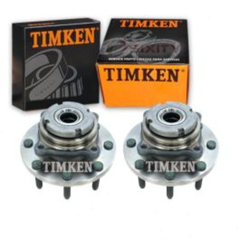 2 pc Timken Front Wheel Bearing Hub Assemblys for 1999-2001 Ford F-250 Super Duty