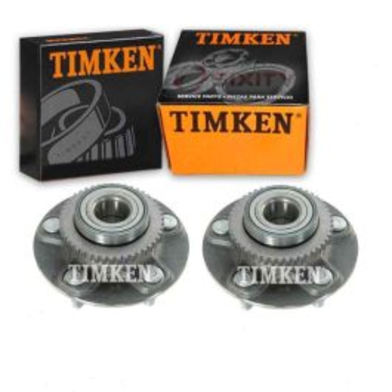 2 pc Timken Rear Wheel Bearing Hub Assemblys for 2010-2011 Saab 9-5