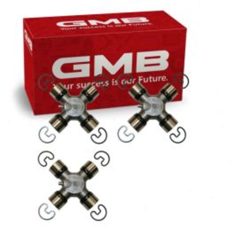 3 pc GMB Front Shaft All Universal Joints for 1999-2004 Ford F-550 Super Duty