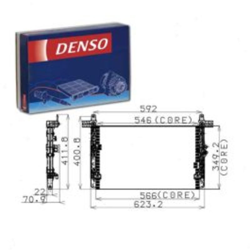 DENSO AC Condenser for 1998-2000 Toyota Tacoma 2.4L 2.7L 3.4L L4 V6
