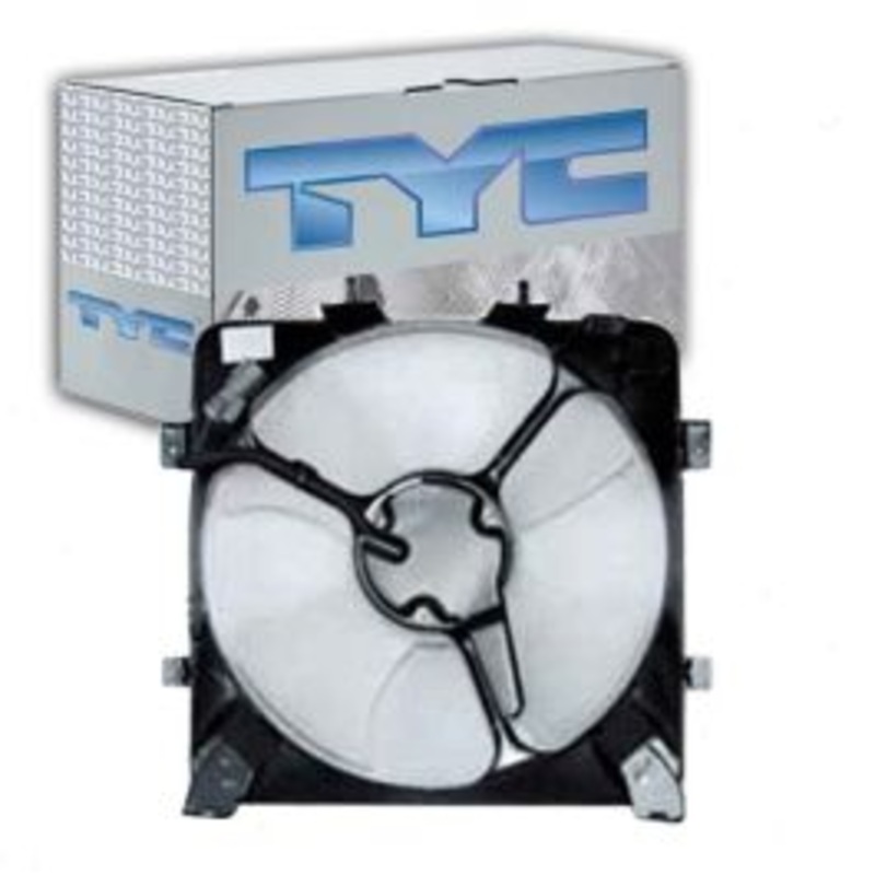 TYC AC Condenser Fan Assembly for 1993-1997 Honda Civic del Sol