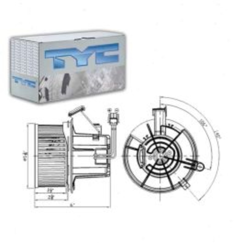 TYC Front HVAC Blower Motor for 2010-2011 Mercedes-Benz C200