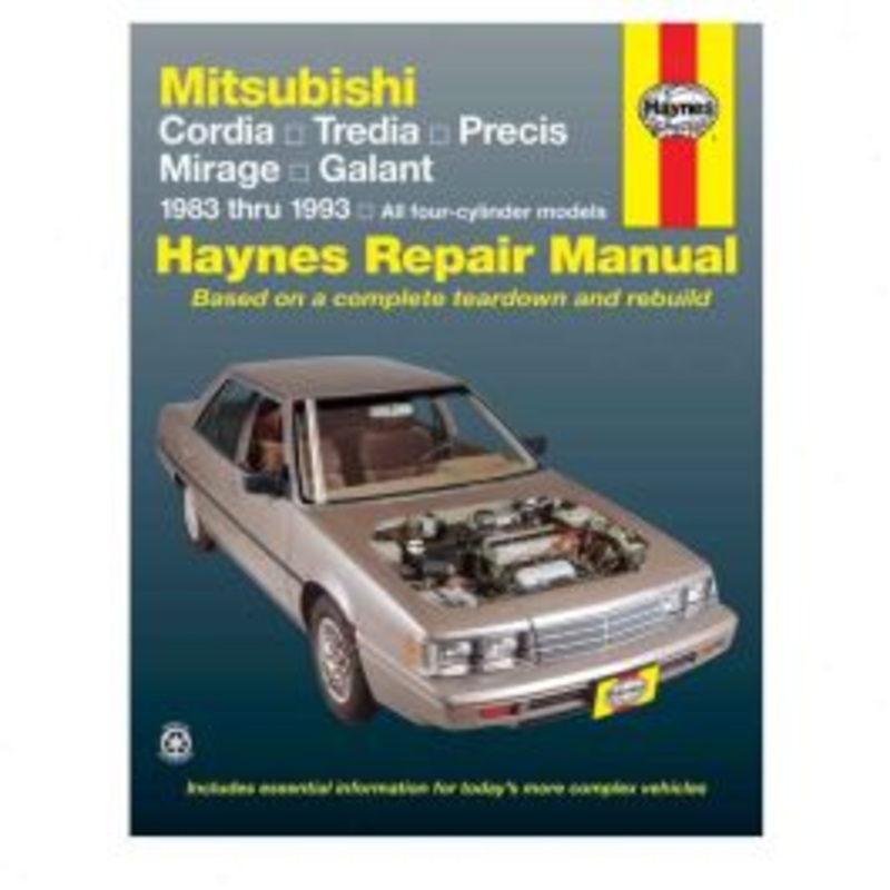 Haynes Repair Manual for 1985-1992 Mitsubishi Mirage