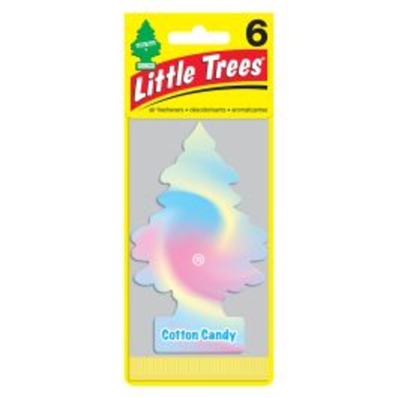 Little Trees Cotton Candy Air Freshener Home Car 6-12-24-48-96-144 pc