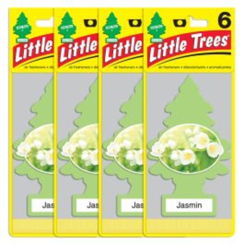 Little Trees Jasmin Air Freshener for Car and Home - 24 pack