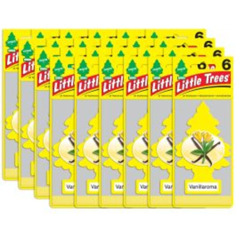 Little Trees Vanillaroma Air Freshener for Car and Home - 144 pack